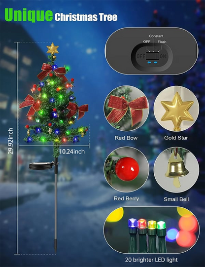 Solar Christmas Trees Lights